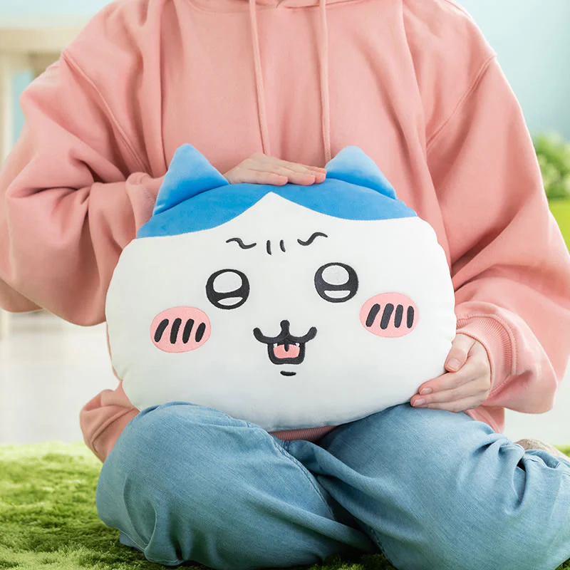 ちいかわ 困惑するおかおクッション(ハチワレ) - Image 7