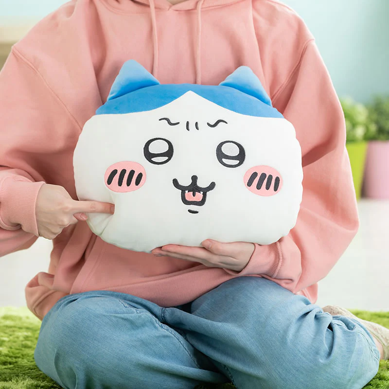 ちいかわ 困惑するおかおクッション(ハチワレ) - Image 8