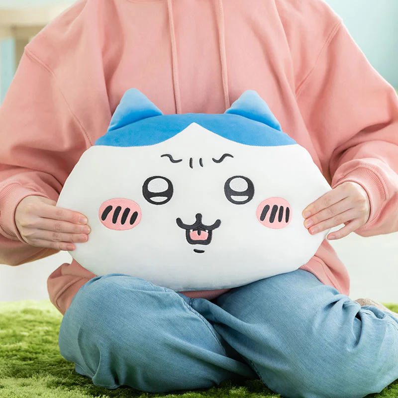 ちいかわ 困惑するおかおクッション(ハチワレ) - Image 9