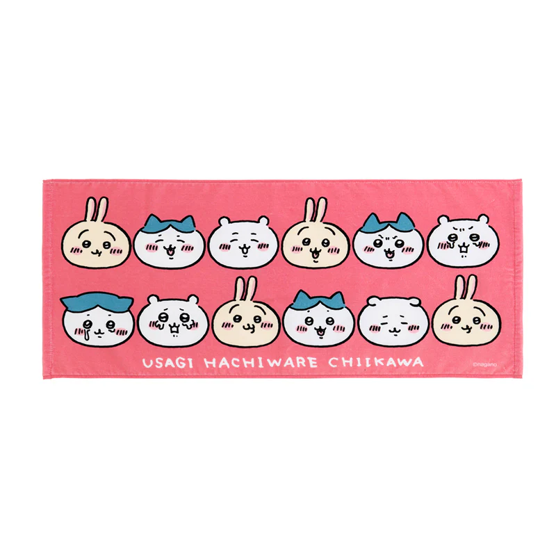 ちいかわ なかよしおでかけフェイスタオル - Image 2