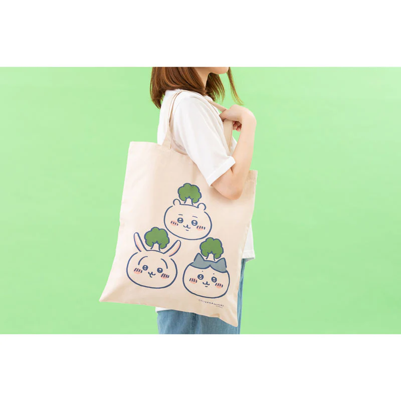 ちいかわ ちいかわの森フラットな大きめトート - Image 3