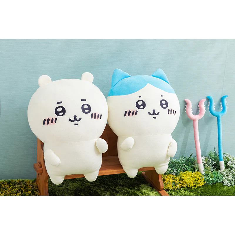 【予約終了】ちいかわ 討伐棒をもった特大ぬいぐるみ(ちいかわ＋ハチワレ)【2体セット】(二次受注)※特典缶バッジなし／2倍送料【8月上旬より順次発送予定】【クレジットカード決済のみ可】【他の予約商品・通常商品と同時購入・配送希望日指定不可】【キャンペーン対象外】 - Image 4