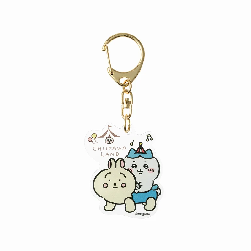 ちいかわらんど アクリルキーホルダー（ぴーぽぽハチワレ） - Image 2