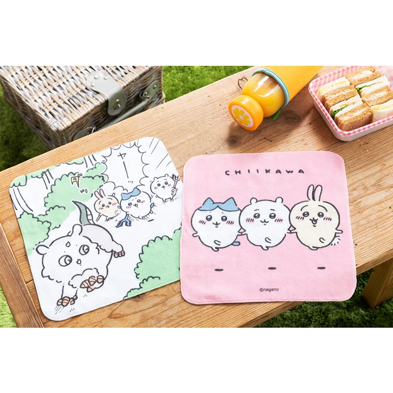 ちいかわ なかよしおでかけ大きめハンドタオル（大きい討伐） - Image 3