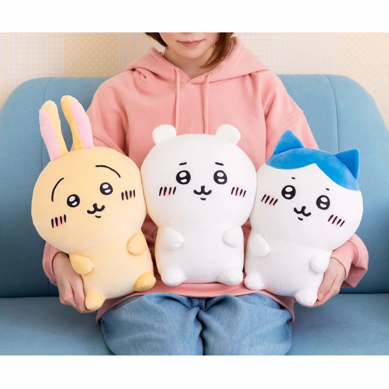 ちいかわ ぬいぐるみM（お座りハチワレ） - Image 5