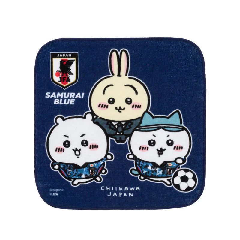 ちいかわの大きめハンドタオル サッカー日本代表ver. - Image 4