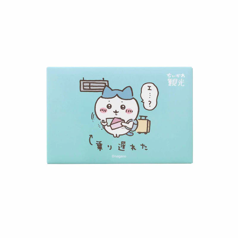 ちいかわ観光 スクエアマグネット（乗り遅れた） - Image 2