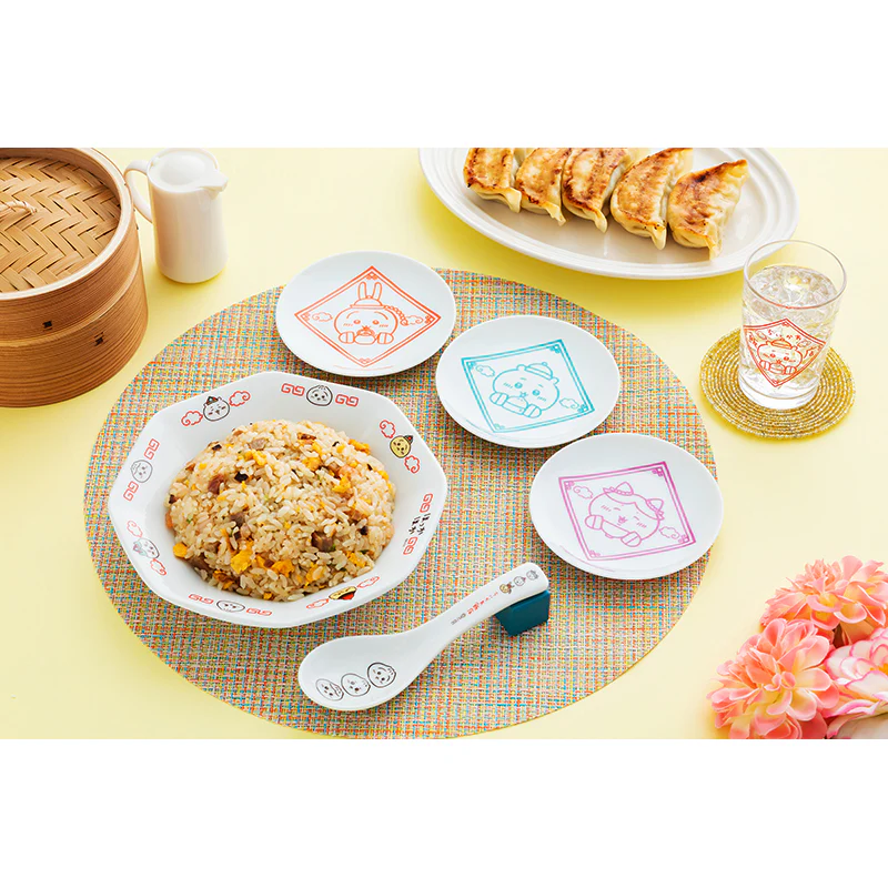 ちいかわ飯店 チャーハン皿＆レンゲセット - Image 4
