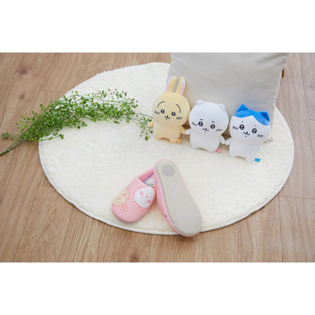 ちいかわ チェックルームシューズ PI - Image 4