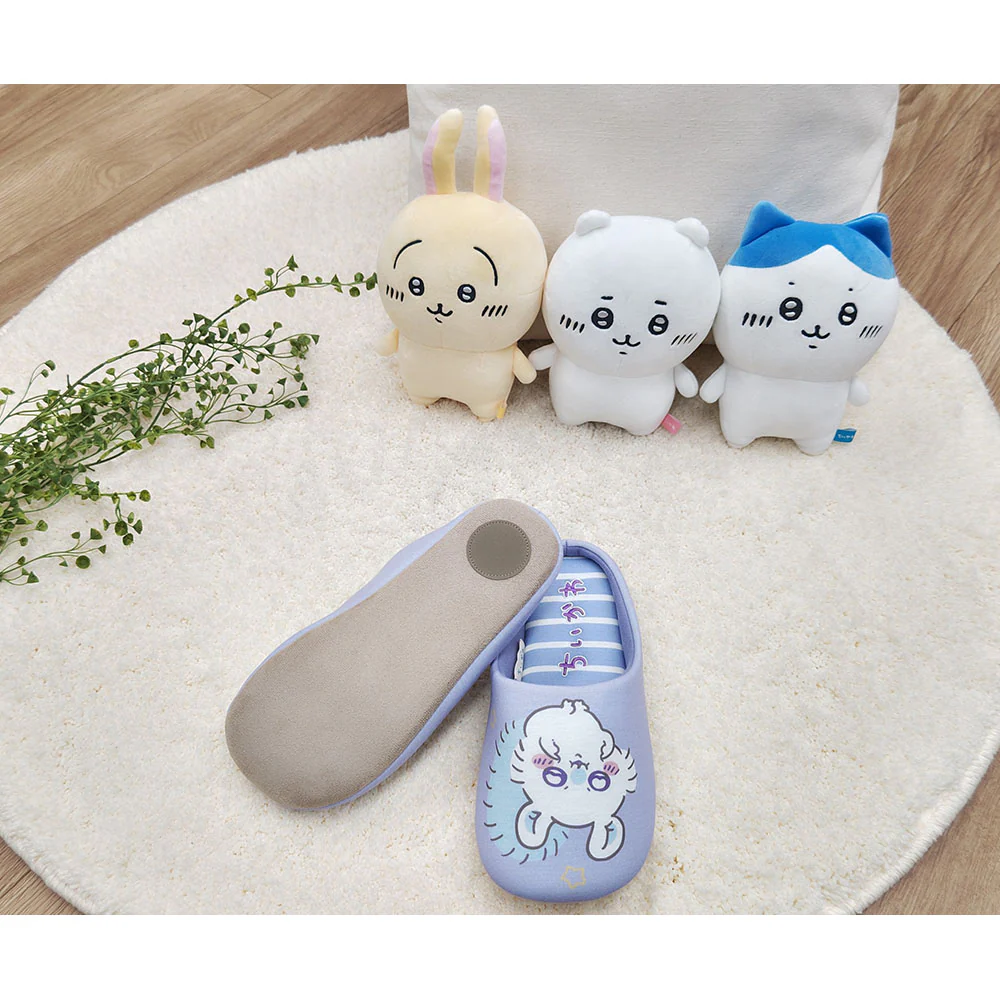 ちいかわ ボーダールームシューズ PU - Image 4