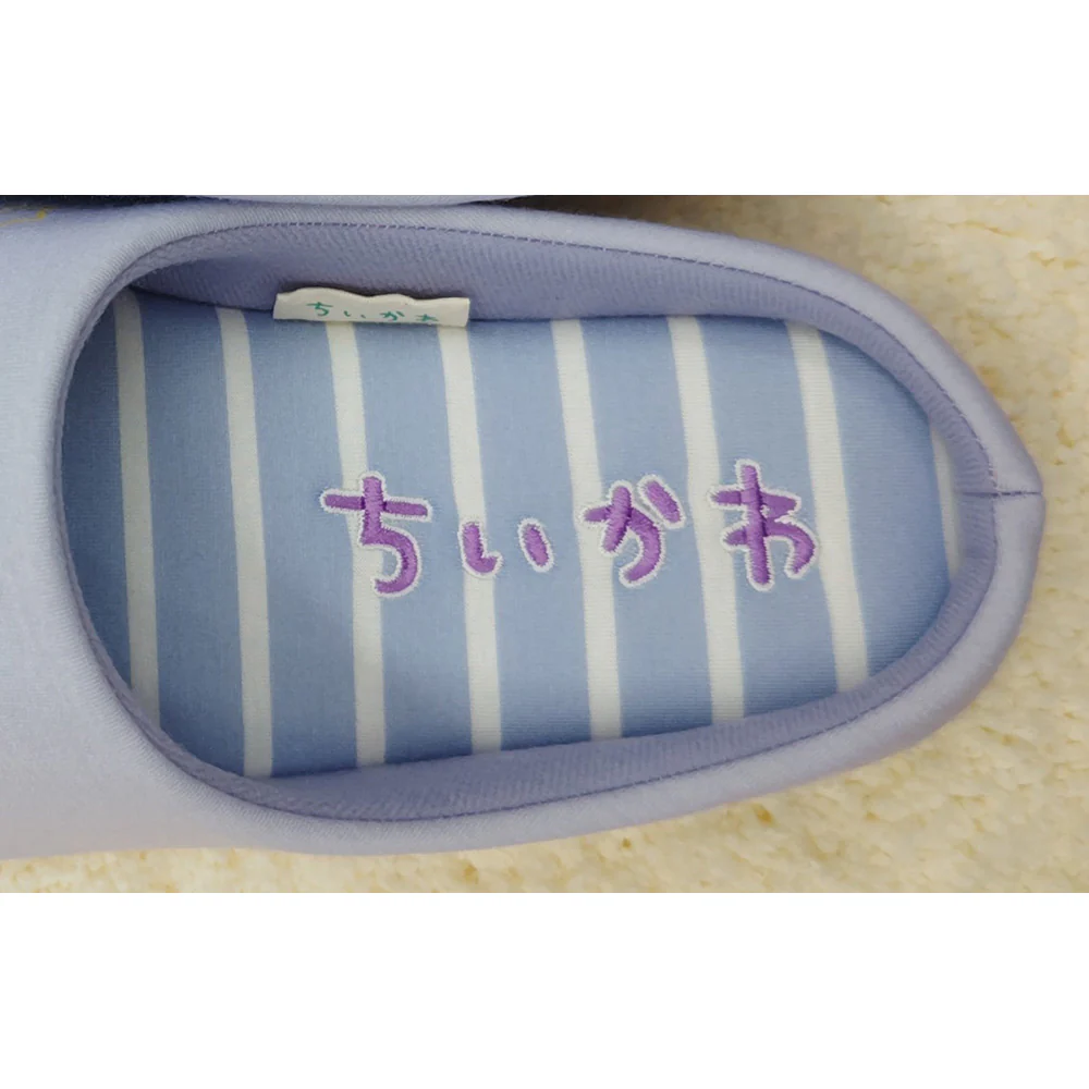ちいかわ ボーダールームシューズ PU - Image 5