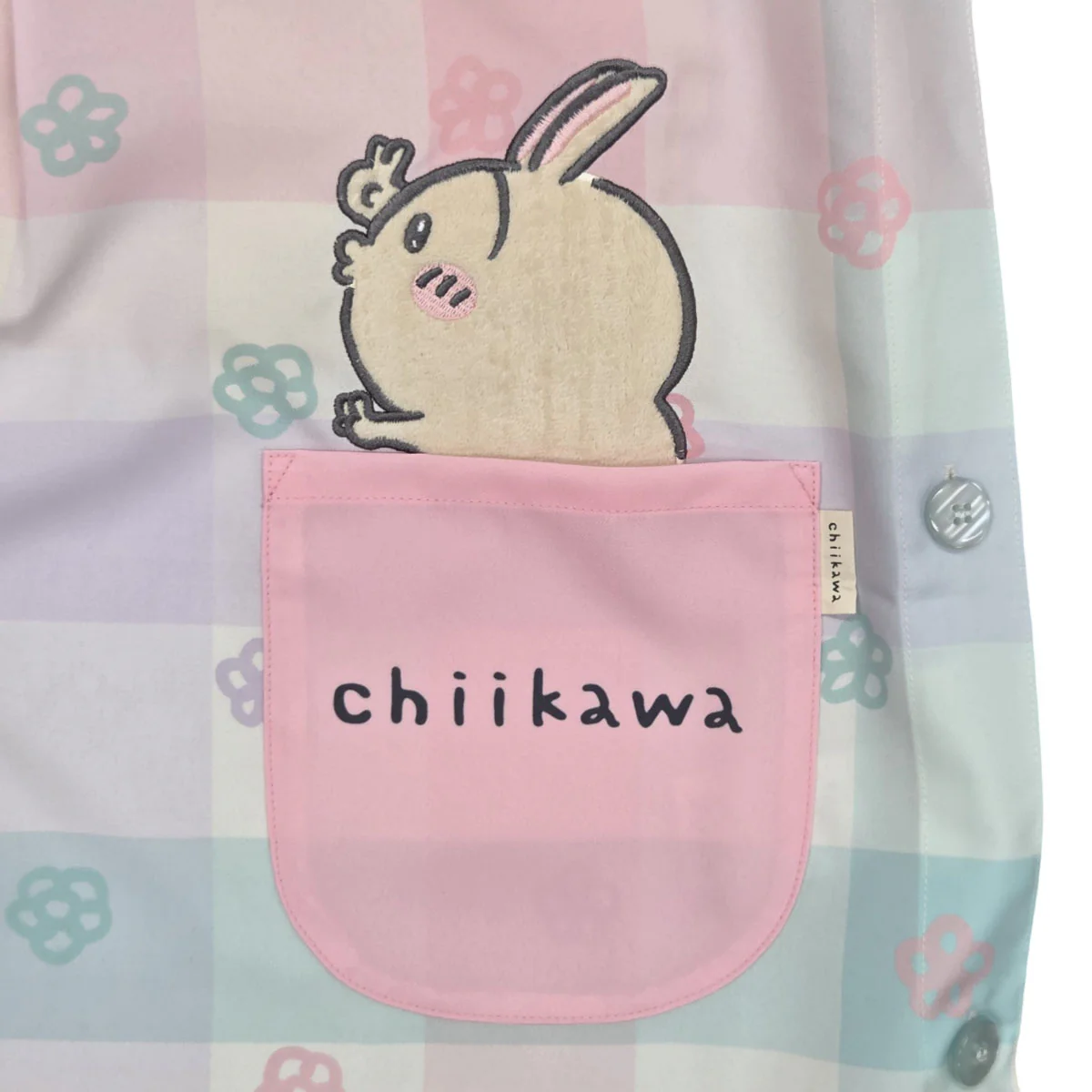 ちいかわ エプロン（お花・チェック柄） - Image 5