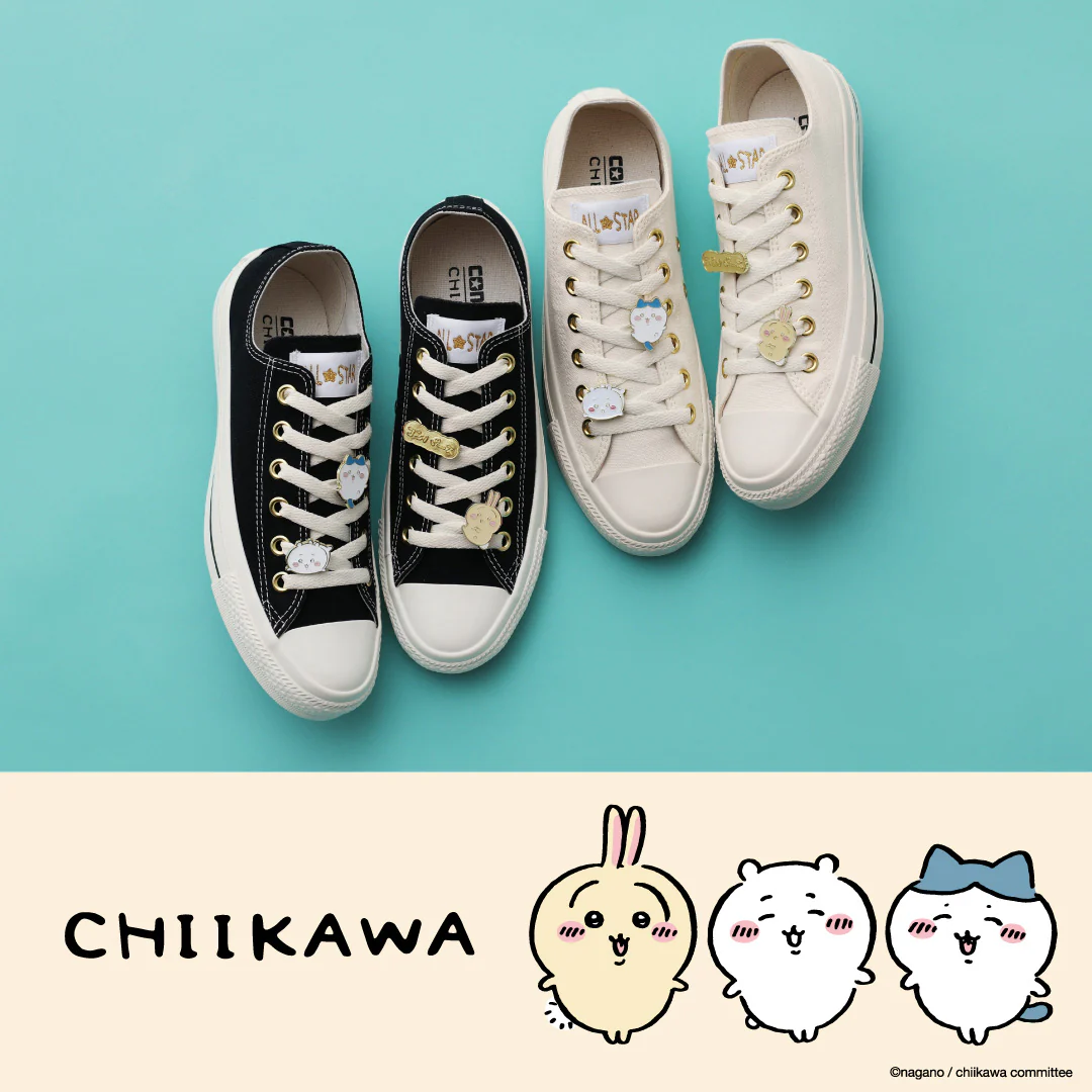 ちいかわ CONVERSE×ちいかわ ALL STAR GD OX / CHIIKAWA BLACK【他の商品と同時購入不可】 - Image 2