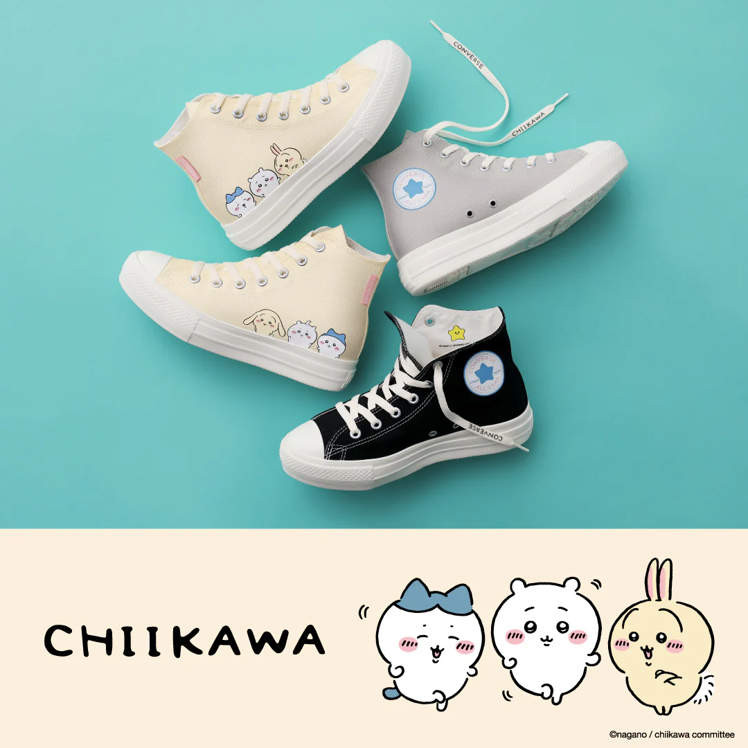 ちいかわ CONVERSE×ちいかわ ALL STAR LIGHT PLTS PT HI / CHIIKAWA CREAM【他の商品と同時購入不可】 - Image 3