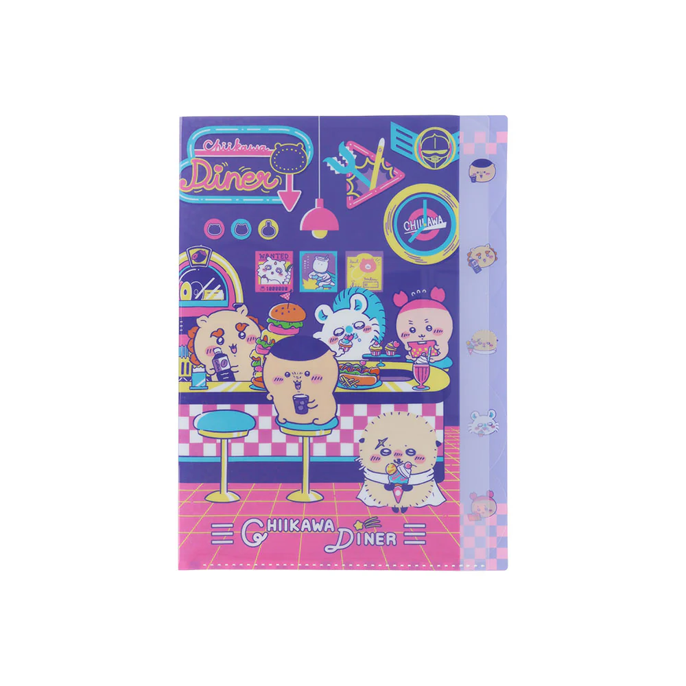 ちいかわ ダイカットクリアファイル5P（ちいかわ DINER ディナー） - Image 3