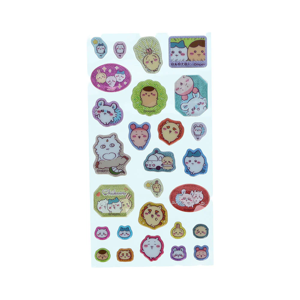 ちいかわ ラメきらクリスタルシール（みんな）【クレジットカード決済限定商品】 - Image 4