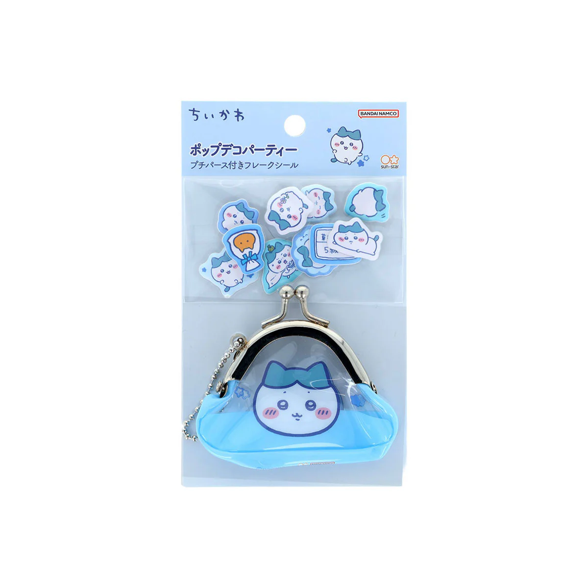 ちいかわ プチパース付きフレークシール（ハチワレ）【クレジットカード決済限定商品】 - Image 5