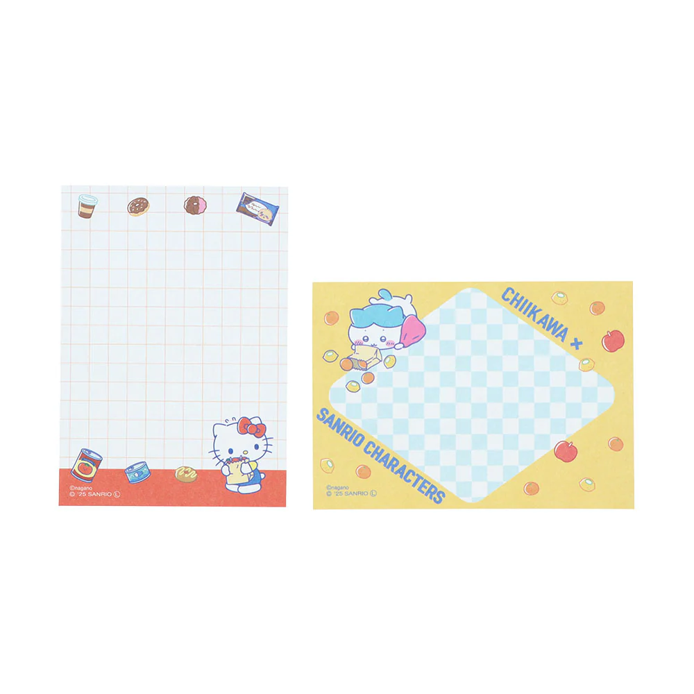 ちいかわ×サンリオキャラクターズ スーパーマーケットなメモミニ（ハチワレ×ハローキティ） - Image 3