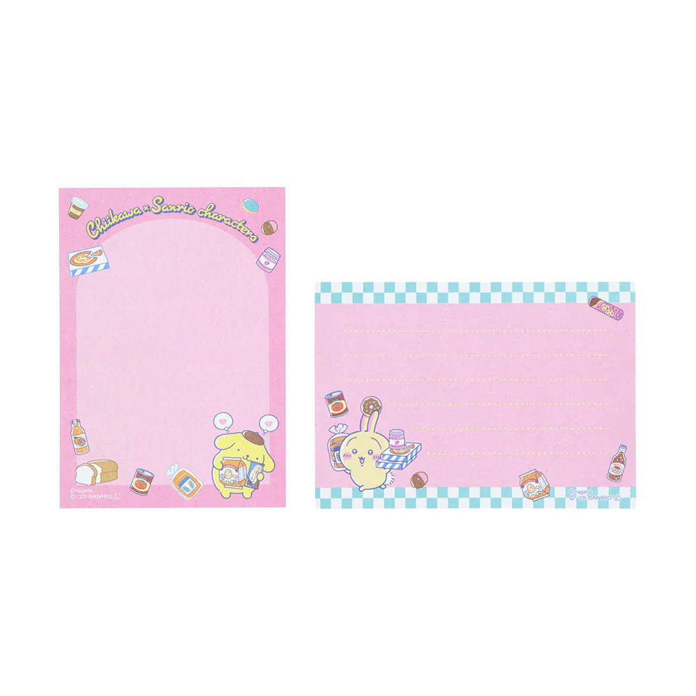 ちいかわ×サンリオキャラクターズ スーパーマーケットなメモミニ（うさぎ×ポムポムプリン） - Image 3