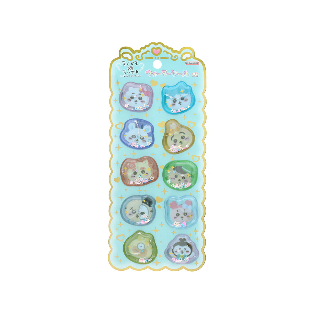 ちいかわ まじかるちいかわ ウォーターシール（おかお） - Image 4