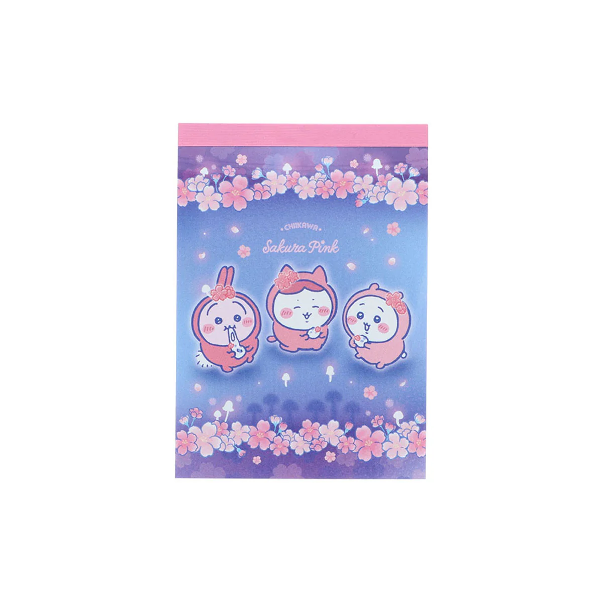 ちいかわ メモミニ(Sakura Pink・ヨザクラ・ちいかわ&ハチワレ&うさぎ)