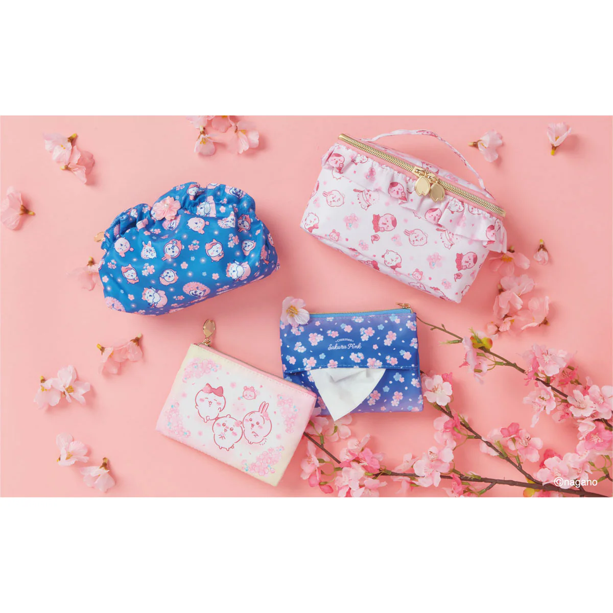ちいかわ ダイカットミニレターセット（Sakura Pink・サクラ） - Image 4