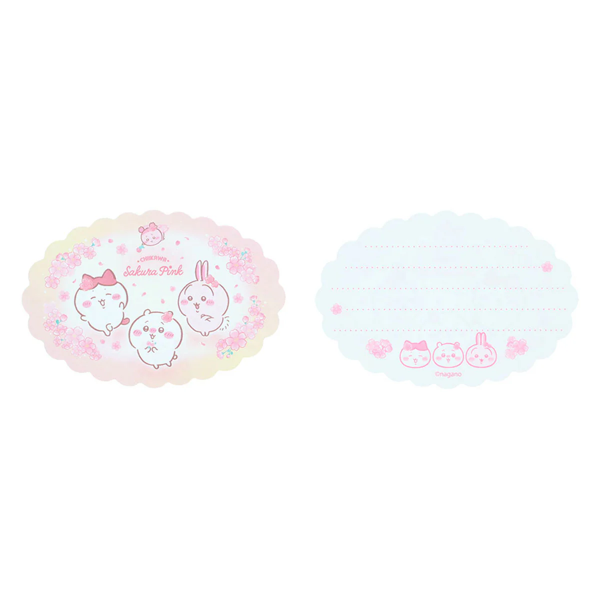 ちいかわ ダイカットミニレターセット（Sakura Pink・サクラ） - Image 7