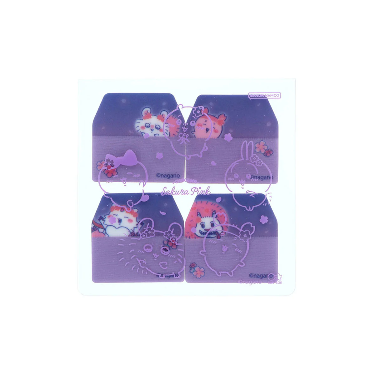 ちいかわ フィルムインデックス付箋（Sakura Pink・ヨザクラ） - Image 6