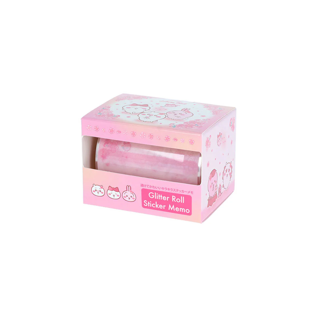 ちいかわ グリッターロールステッカーメモ（Sakura Pink・サクラ） - Image 6