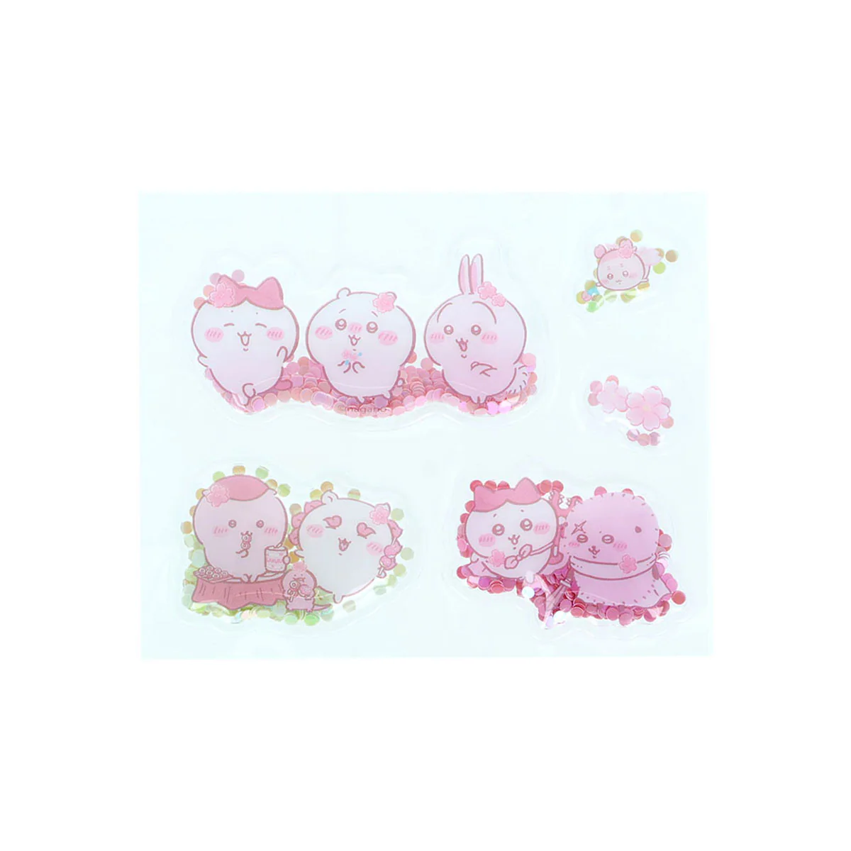 ちいかわ ぷにシャカシール（Sakura Pink・サクラ）【クレジットカード決済限定商品】 - Image 2
