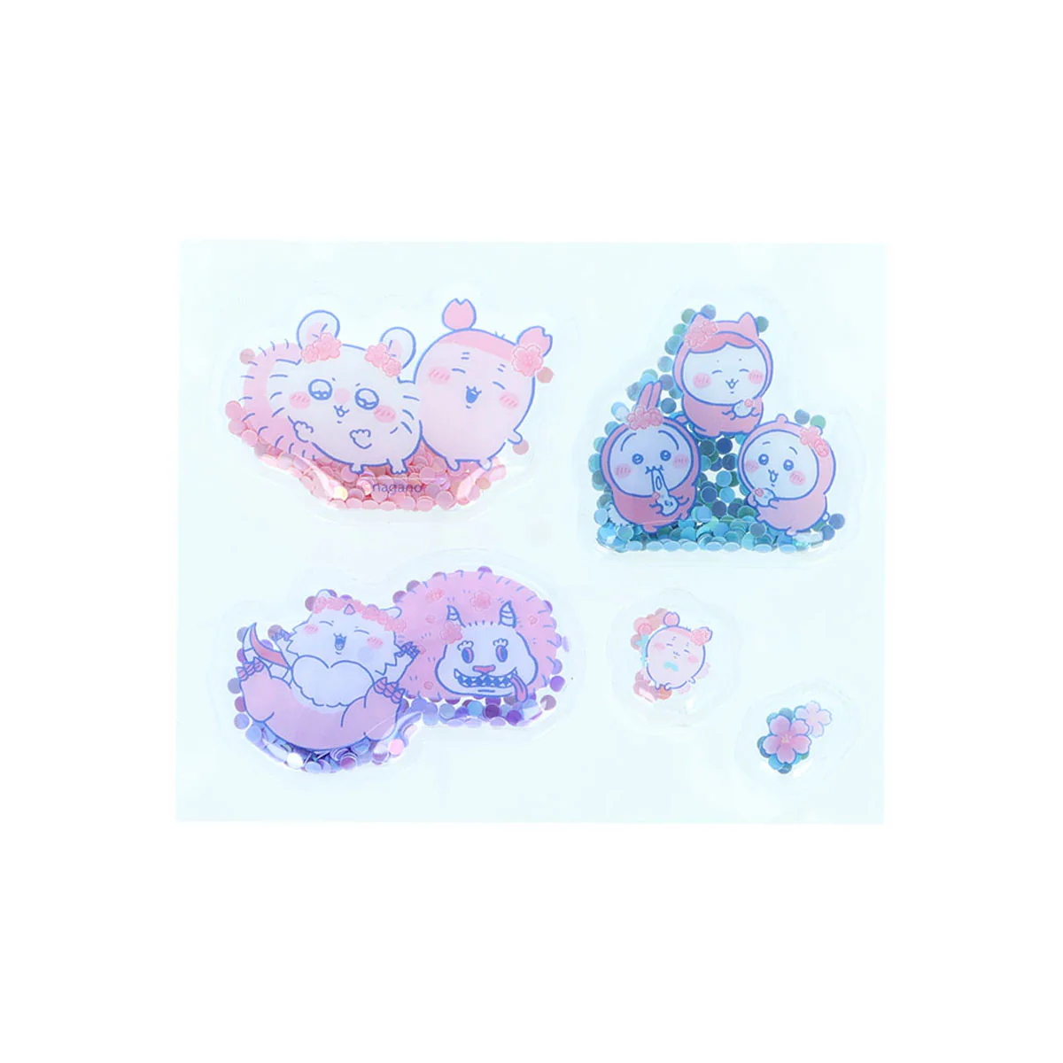 ちいかわ ぷにシャカシール（Sakura Pink・ヨザクラ）【クレジットカード決済限定商品】 - Image 2