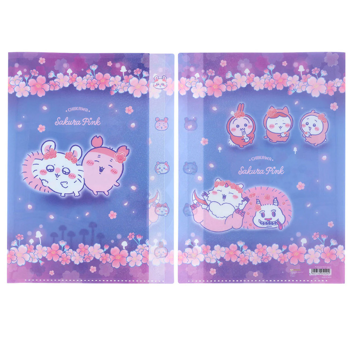 ちいかわ ダイカットクリアファイル5P（Sakura Pink・ヨザクラ） - Image 5