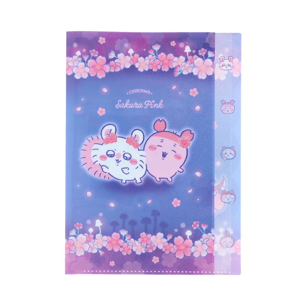 ちいかわ ダイカットクリアファイル5P（Sakura Pink・ヨザクラ） - Image 6