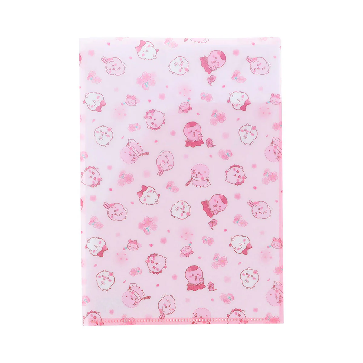 ちいかわ クリアファイルA5W（Sakura Pink・サクラ） - Image 6