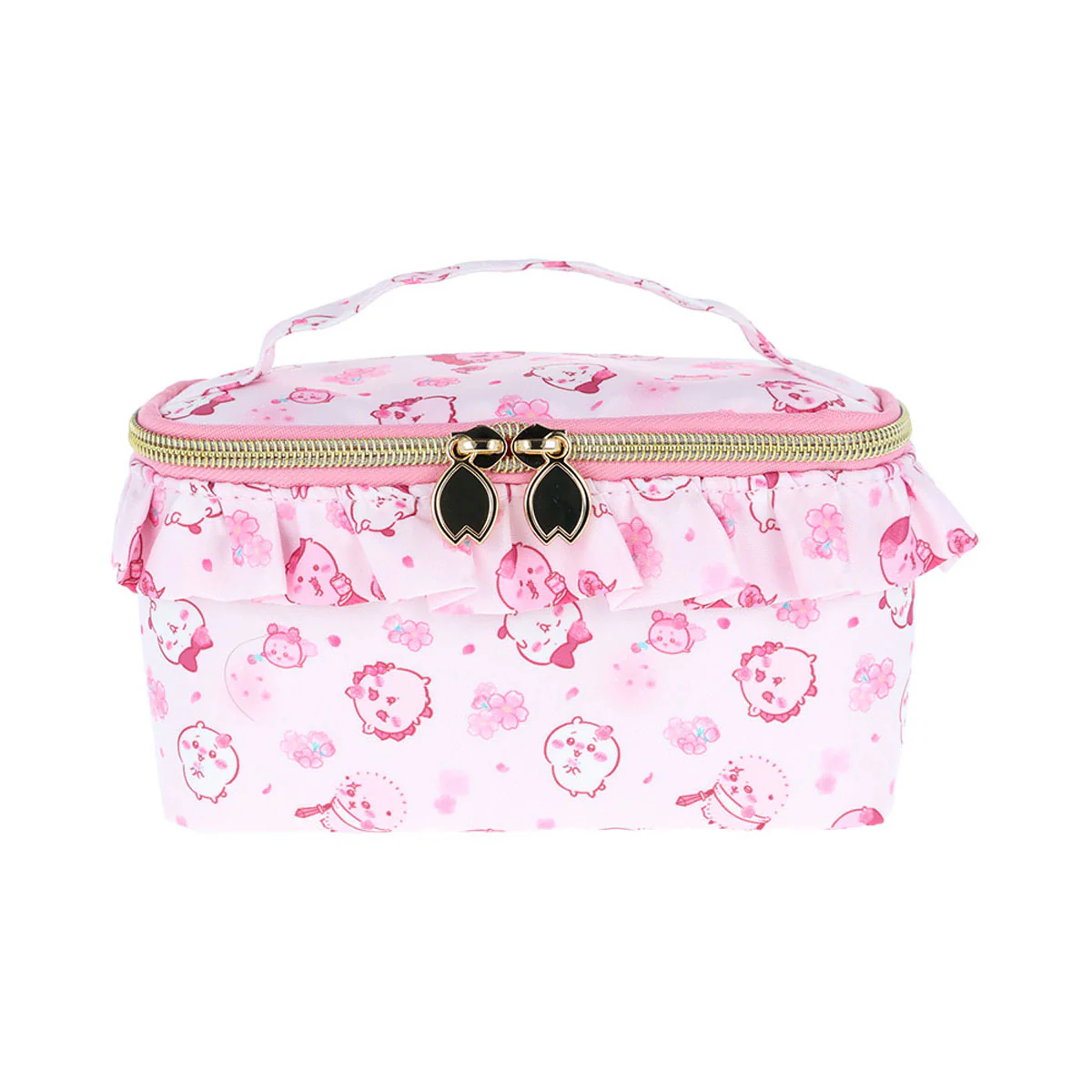 ちいかわ フリルバニティポーチ（Sakura Pink・サクラ） - Image 5