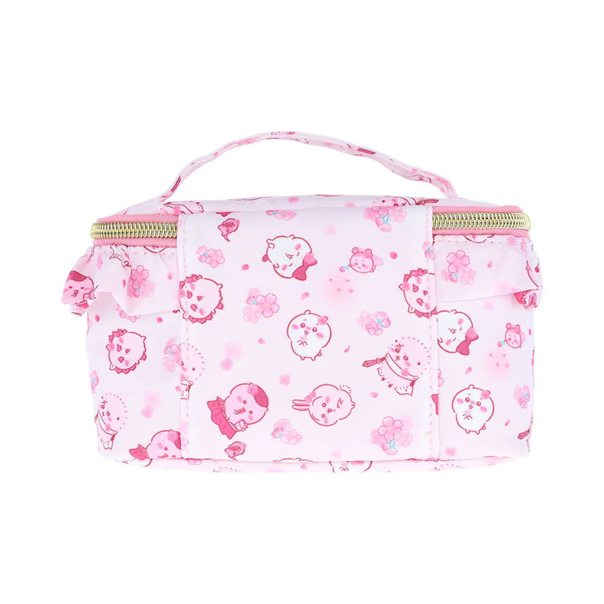 ちいかわ フリルバニティポーチ（Sakura Pink・サクラ） - Image 6