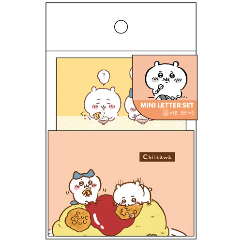 ちいかわ ミニレターセット もぐもぐ - Image 2
