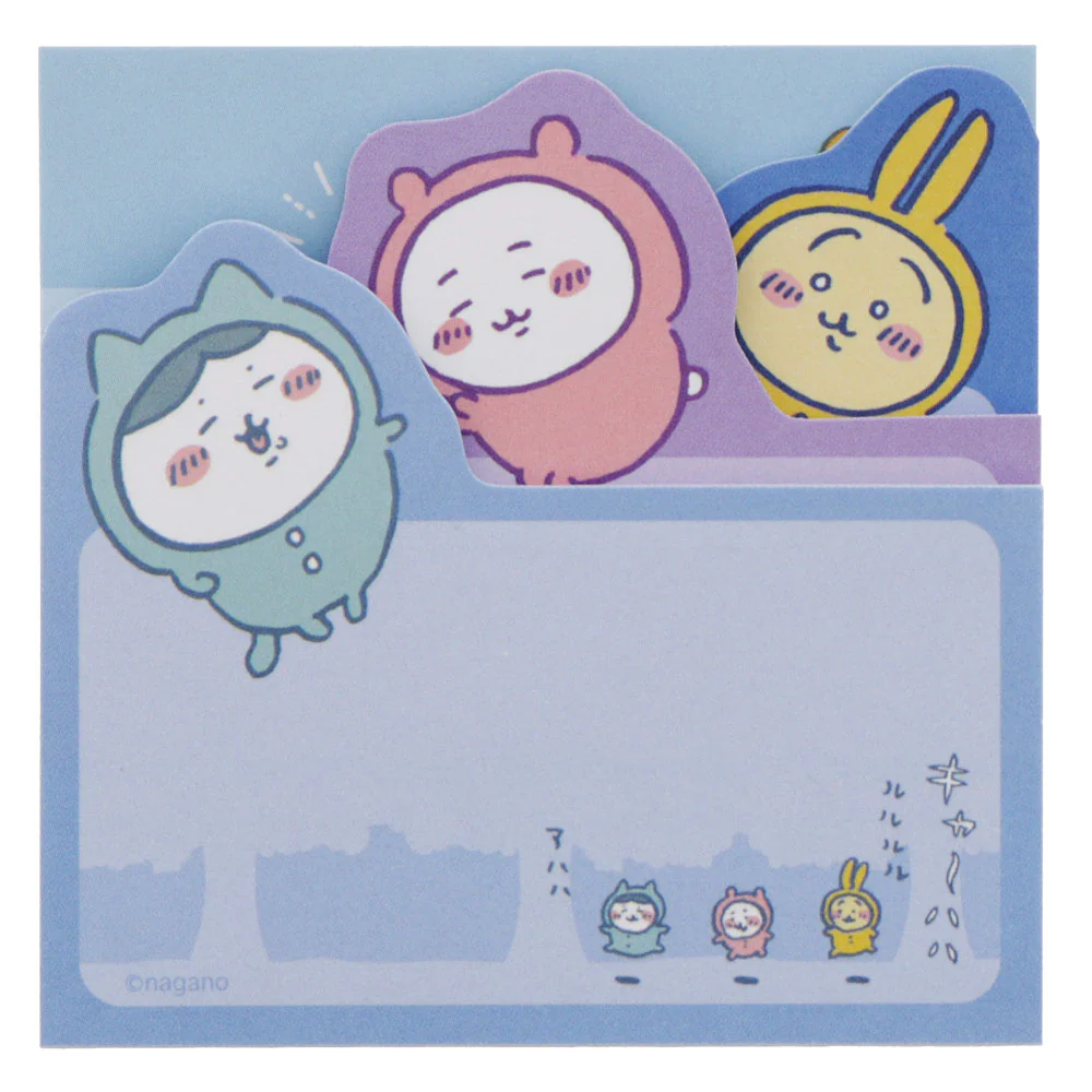 ちいかわ ダイカットブロックふせん パジャマ - Image 3