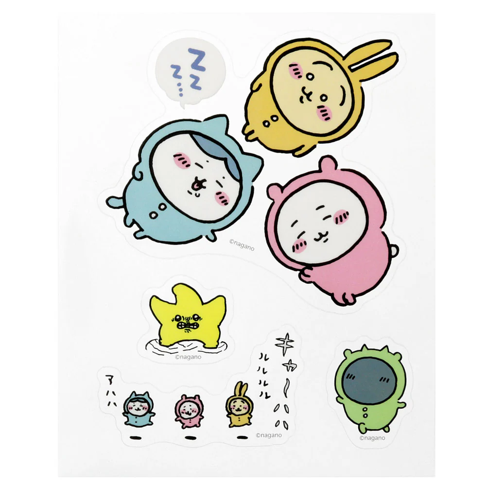 ちいかわ ビッグクリアステッカー パジャマ - Image 3