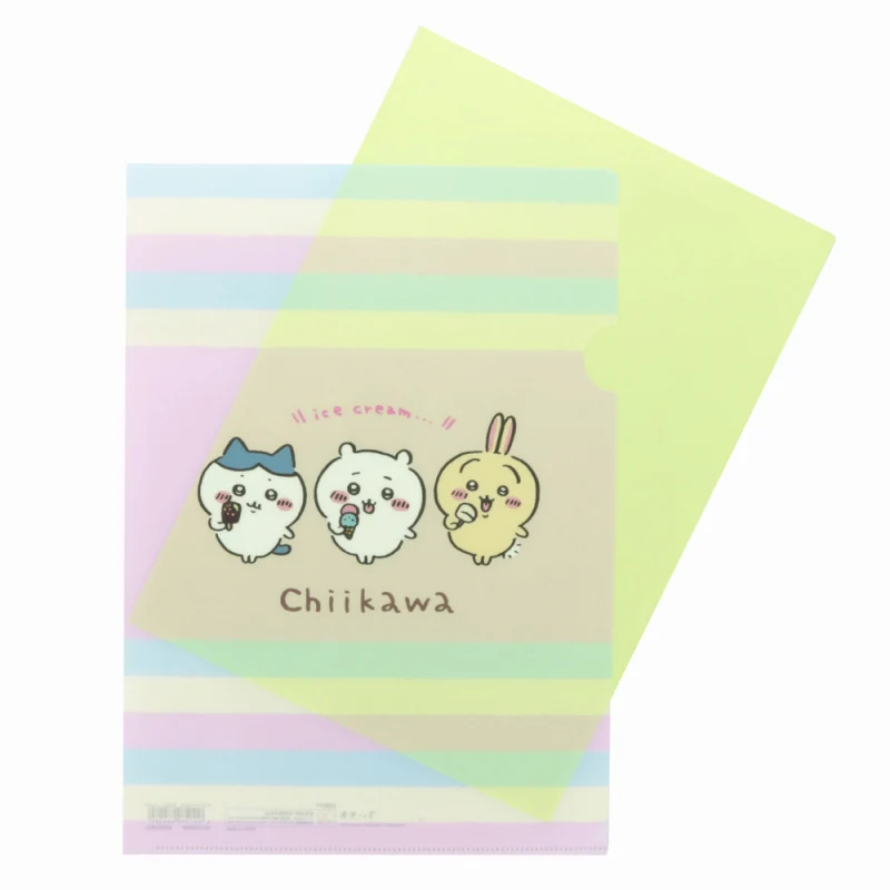 ちいかわ クリアファイルA4（アイスA） - Image 3