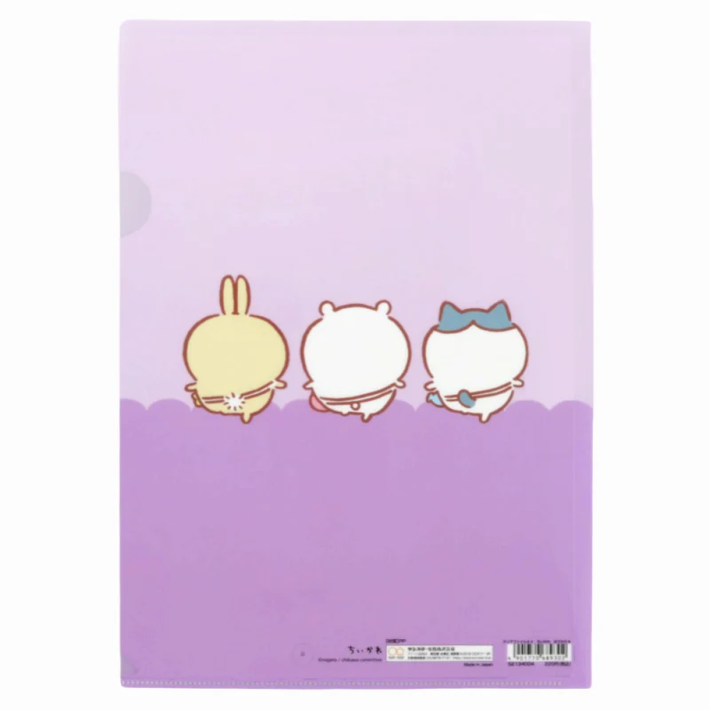 ちいかわ クリアファイルA4（おでかけA） - Image 2