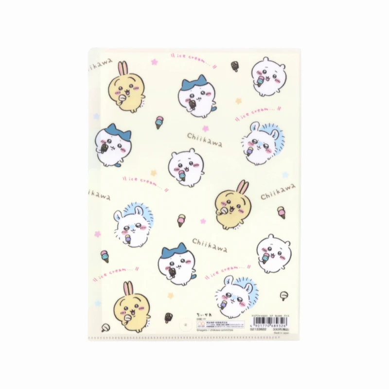 ちいかわ クリアファイルA5 3P（アイス） - Image 2