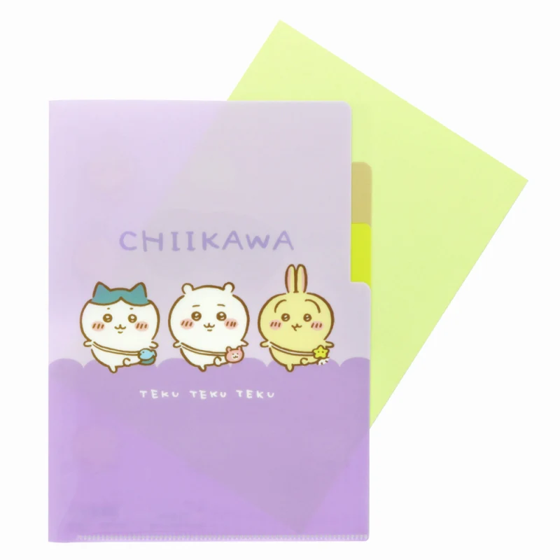 ちいかわ クリアファイルA5 3P（おでかけ） - Image 3
