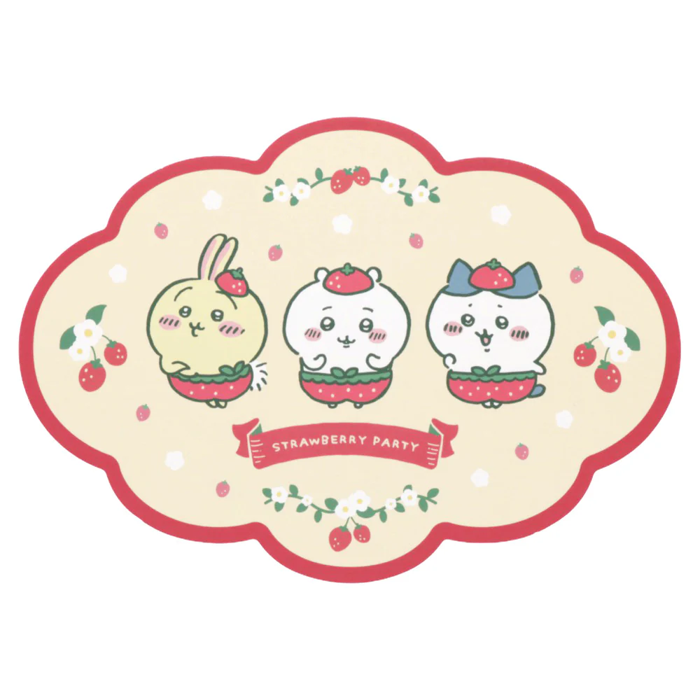 ちいかわ ダイカットポストカード（いちごパンツ） - Image 2