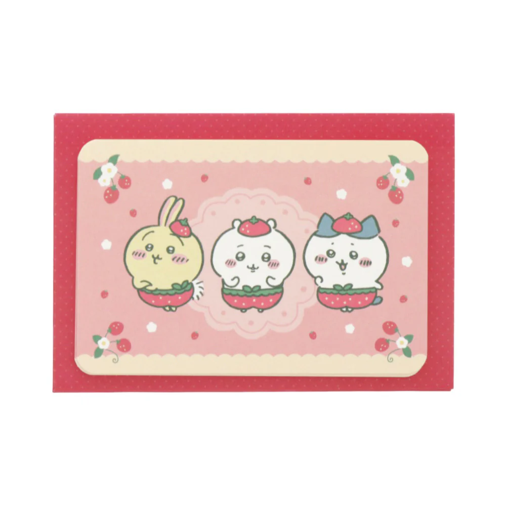 ちいかわ ミニレターセット（いちごパンツ） - Image 2