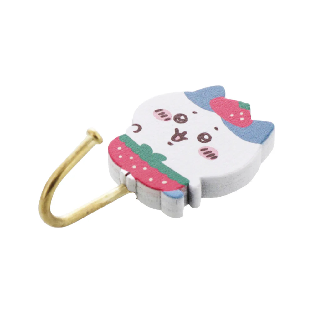 ちいかわ 木製マグネットフック（いちごパンツハチワレ） - Image 4