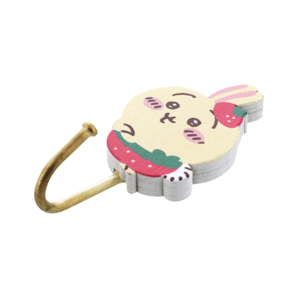 ちいかわ 木製マグネットフック(いちごパンツうさぎ) - Image 4
