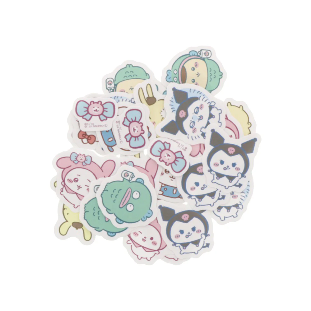 ちいかわ×サンリオキャラクターズ ケース付フレークシール（ピンク） - Image 3