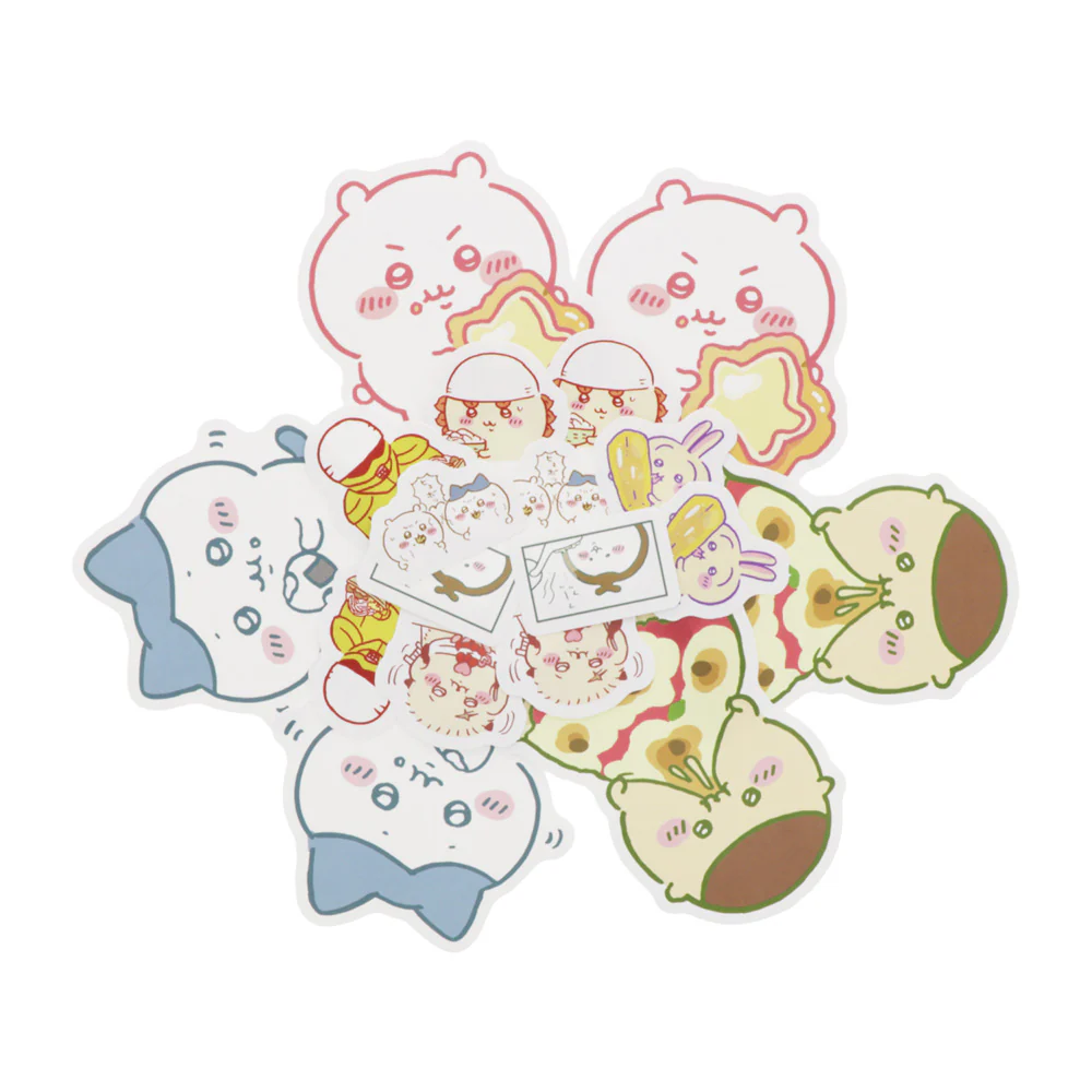 ちいかわ ピースシール（もぐもぐピンク） - Image 3
