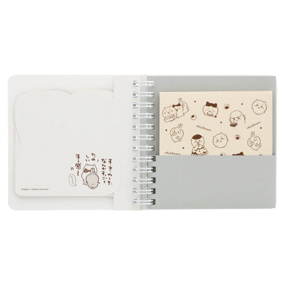 ちいかわ リングミニレターブック(ハチワレ) - Image 4